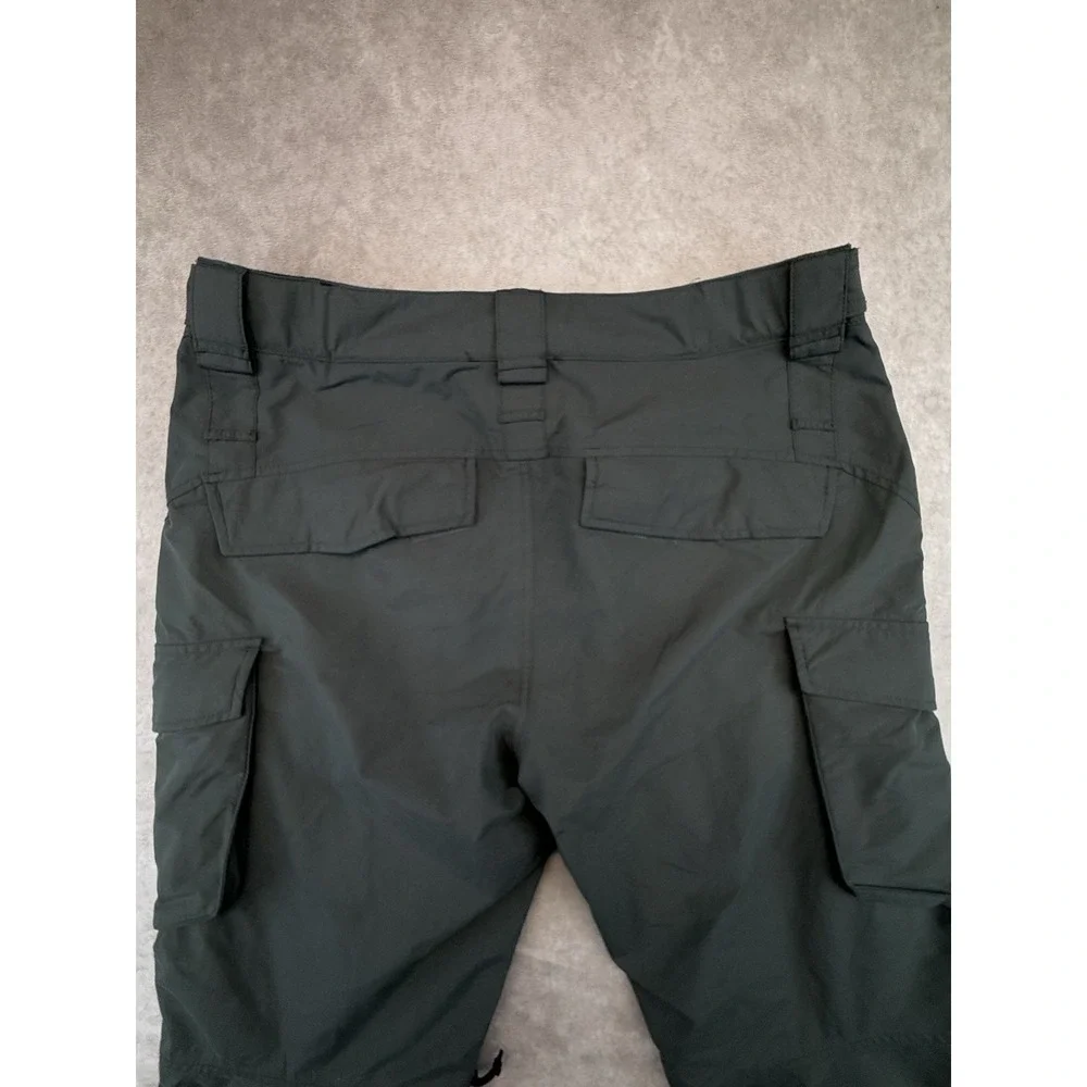 The North Face Snow Pants Mens M Regular Nylon Gray HyVent Slasher Cargo Ski